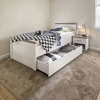 Postel LUCA 90cm, s úložným prostorem