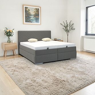 Postel ALORA 160cm, s roštem a s úložným prostorem