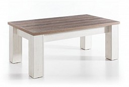 Konferenční stolek SULTAN  bílá/dub