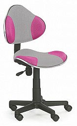 Kancelářská židle FLASH2 šedá / růžová
