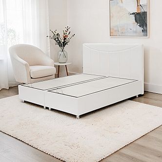 Postel BAZE 160cm, s roštem a s úložným prostorem