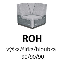 Rohová sedací souprava WAIKIKI 2.5F-ROH-1 