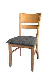 Jídelní židle z masivu EDITA Buk / látka SH21