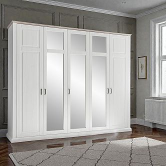 Skříň LIMA 5D šatní, 269cm