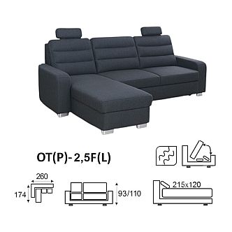 Sedací souprava BORNEO OT-2.5F