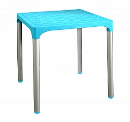 Zahradní plastový stůl VIVA  Světle modrá