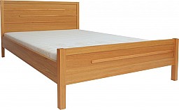 Dýhovaná postel BRANDON DOUBLE 135x192 cm vč. roštu DUB