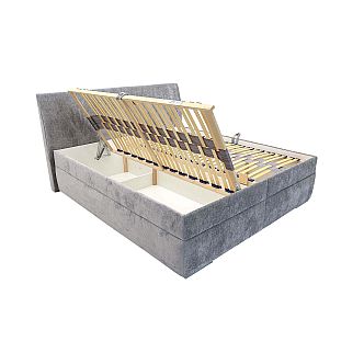 Postel LIANA 2 160cm, s roštem a s úložným prostorem