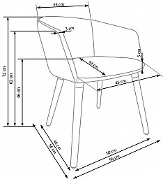 Jídelní židle K266 