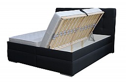 Zvýšená manželská postel INGRIDA 2 160x200 cm vč. roštu a ÚP 