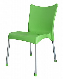 Zahradní plastová židle VITA AL/PP Zelená