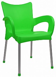 Moderní funkční plastová židle DOLCE AL/PP Zelená