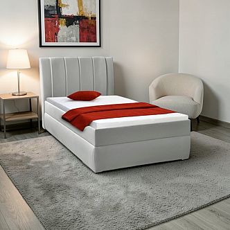 Postel BIBIANA 110cm, s roštem a s úložným prostorem