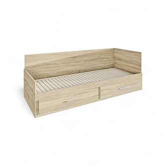 Postel MARKO (R) 90cm, s roštem a s úložným prostorem - lamino 16 mm