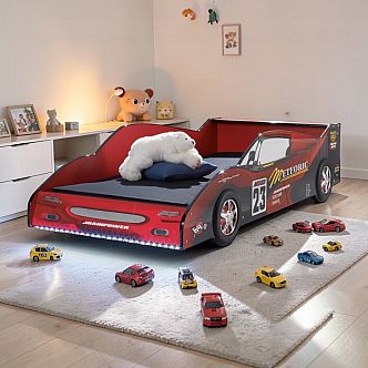 Postel METEOR auto, s matrací a roštem