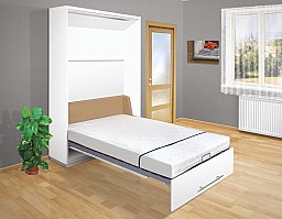 Výklopná postel VS 2054P 180 cm bílá