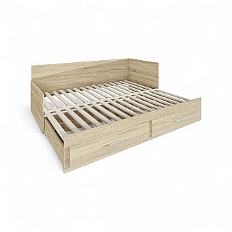 Postel MARKO (R) 90cm, s roštem a s úložným prostorem - lamino 16 mm