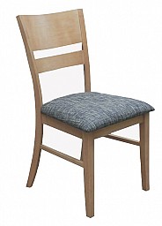 Jídelní židle z masivu EDITA Buk / tmavý potah Dark Brown