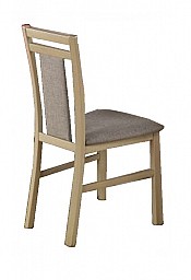 Jídelní židle HUBERT 8 MDF dub Sonoma / šedá