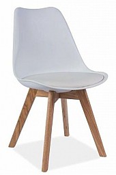 Jídelní židle PETRO SF-102 bílá/buk