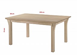 Jídelní stůl OSKAR + NELA židle 1+4 