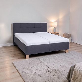 Postel MARY 160 cm s roštem a úložným prostorem