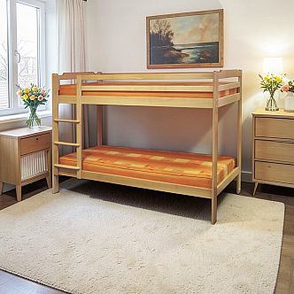 Postel GULIVER  90cm patrová, s rošty