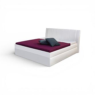Postel BIBIANA 2  PV 140cm, s roštem a s úložným prostorem